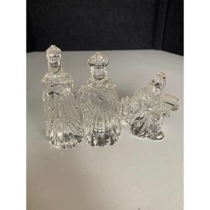 Acrylic plastic nativity set